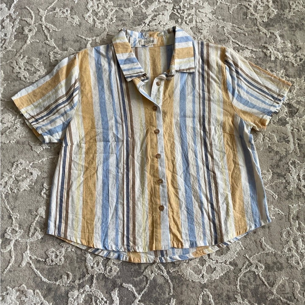 Sky and Sparrow Stripped Shirt